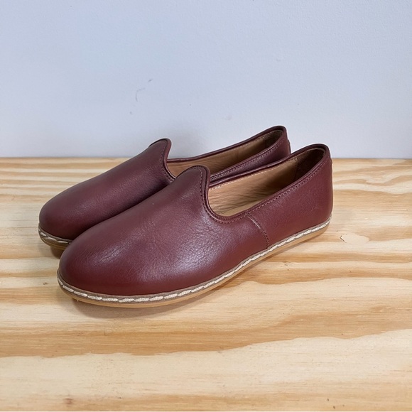 CHARIX  European Brand Brown Slip-On Loafers Classic Leather Flats Women’s 37 - Picture 5 of 8